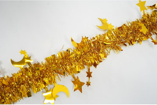 Alista Home Christmas Plastic Gold Garland 9x5cm