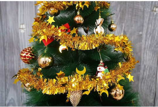 Alista Home Christmas Plastic Gold Garland 9x5cm
