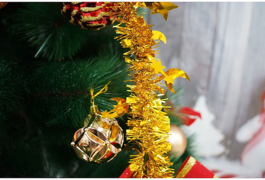 Alista Home Christmas Plastic Gold Garland 9x5cm