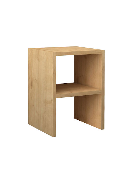 Nachttisch Smile Holz Beige 30x30x40cm
