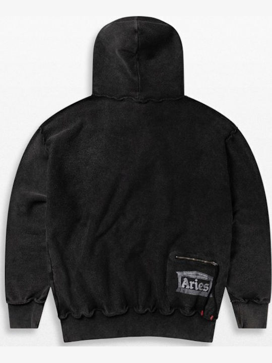 Sweatshirt mit Kapuze Schwarz