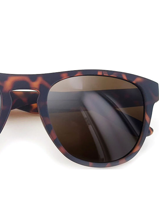 Moken Unisex Sonnenbrillen mit Braunen Rahmen