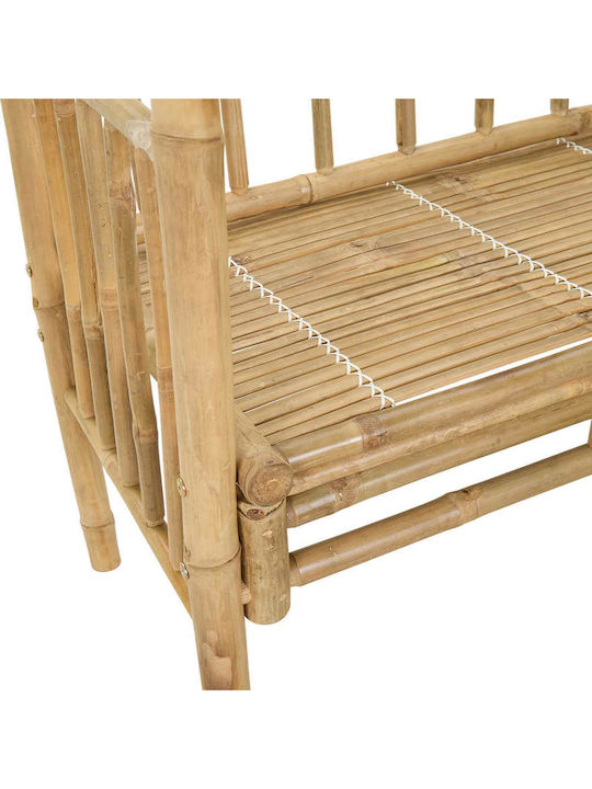 Παγκάκι Εξωτερικού Χώρου Μπαμπού 115x50x205cm