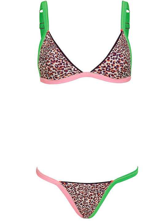 Burgundy Ripple Set Bikini Burgundy PT3877STR002- PT3878SCC002