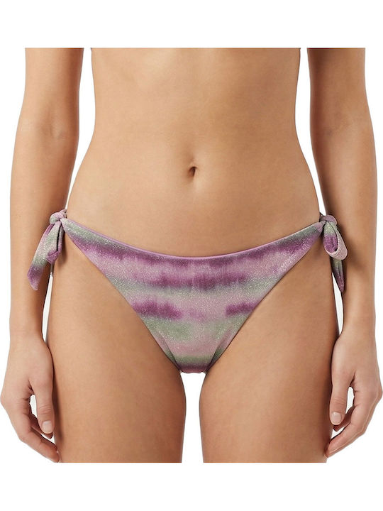 Women's Triangle Bikini Tie-dye Purple