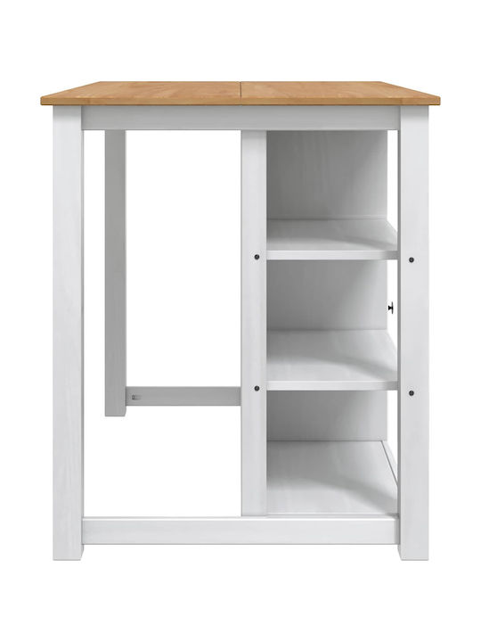 vidaXL Boden-Küchenschrank Weiß 112x77x90cm