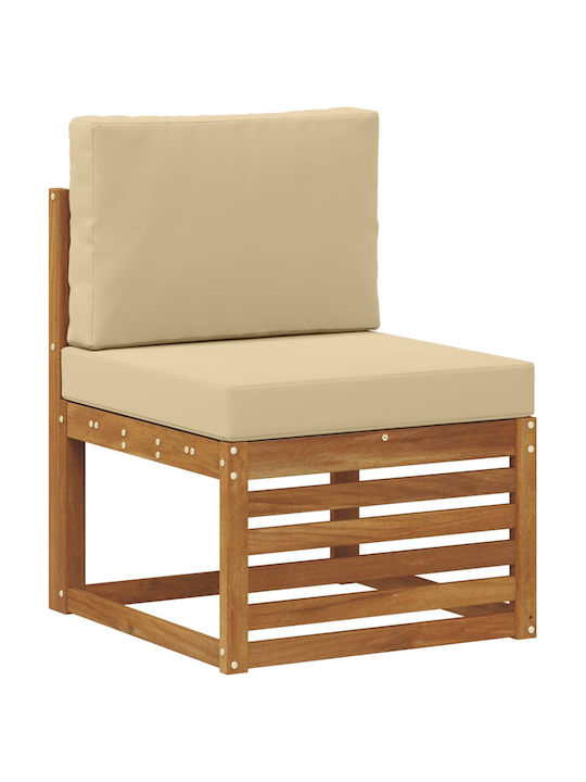 Ecksofa Outdoor Kunststoff mit Kissen 304x195.5x73cm
