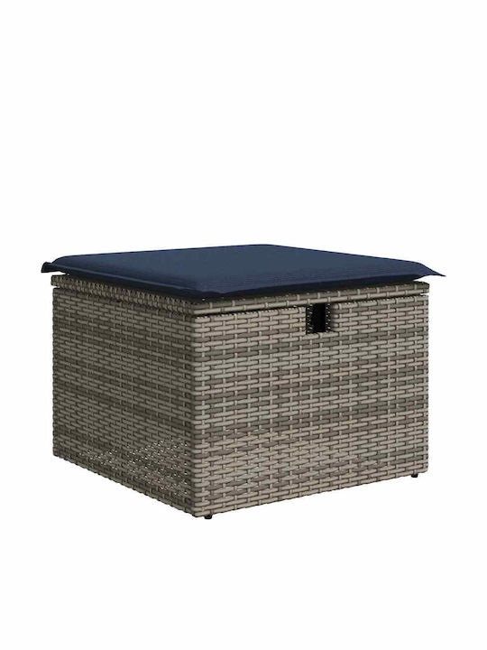 Zweisitziges Outdoor-Sofa aus Rattan mit Kissen
