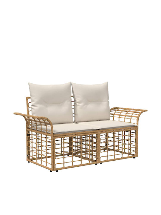 Corner Outdoor Sofa Rattan with Cushions