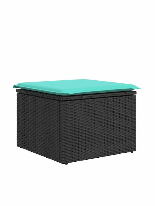 Two-Seater Outdoor Sofa Rattan with Cushions 55x55x85cm