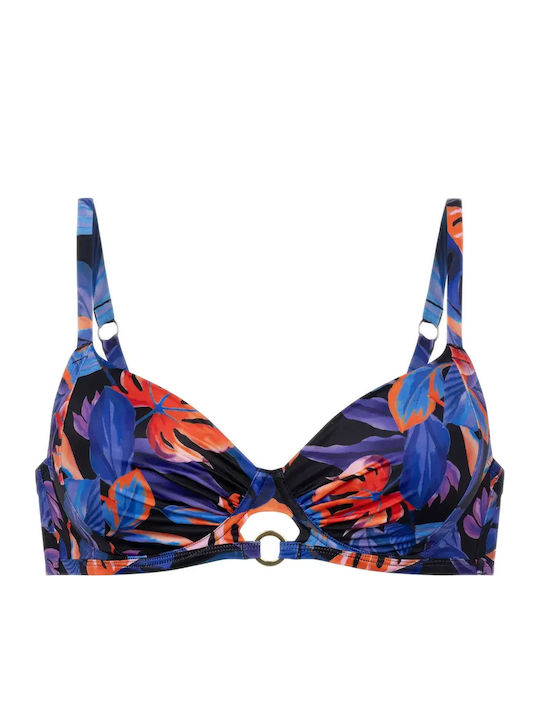 Bikini Σουτιέν Floral Μαύρο