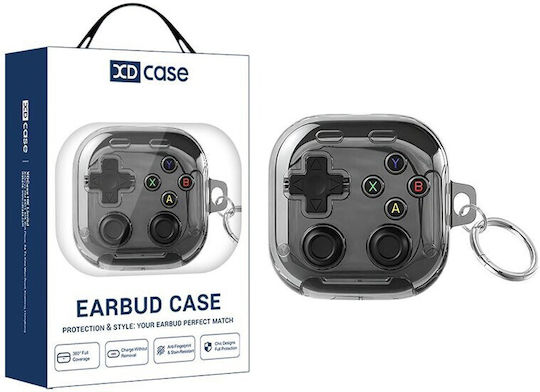 Samsung Galaxy Buds4 Buds4 Pro Xdcase Silicone Case Stand Transparent Black
