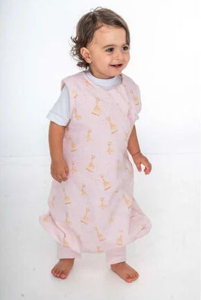 Baby Bliss Autumn Sleeping Bag with Legs Pink