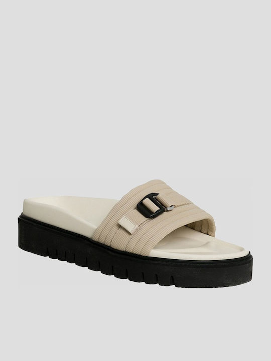 Flip Flops In Beige Colour