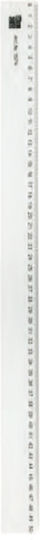 Alco Transparent Plastic Ruler 50cm Alco