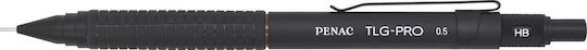 Penac Creion Mecanic Profesional Penac Tlg Pro 0.5mm Grip Cauciucat Vârf Cilindric Fixat Negru Pachet Blister
