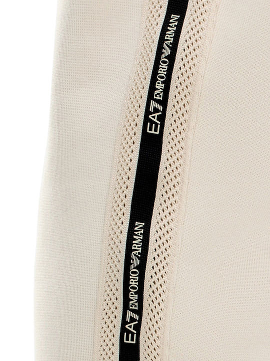 Sweatpants with Cuffs Black-Beige
