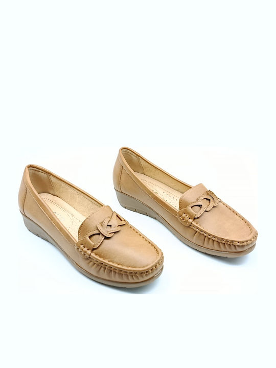 Γυναικεία Loafers σε Καφέ Χρώμα