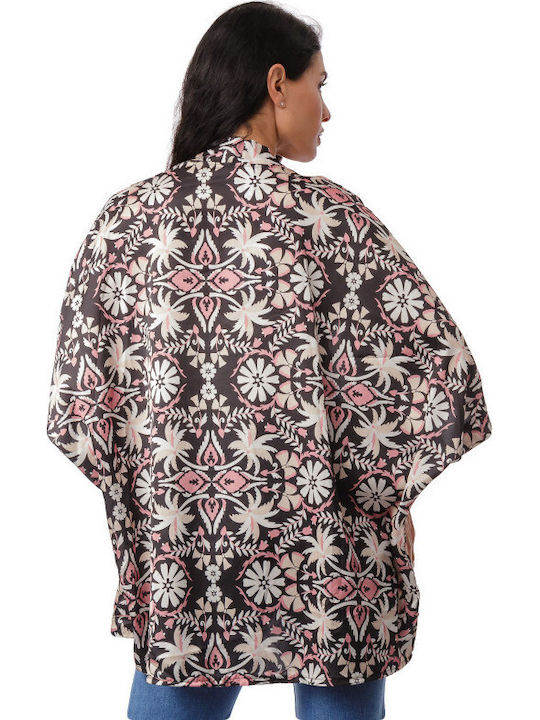 Cardigan Pentru Femei Kimono Negru