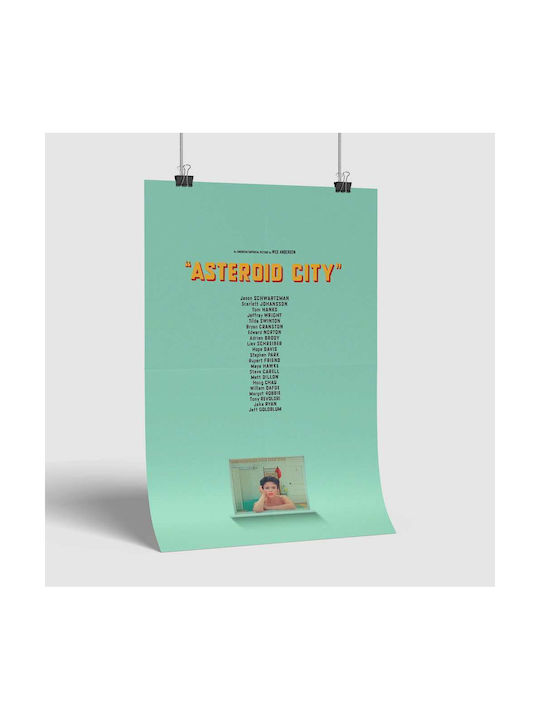 Poster Asteroid City Mv112 40cm X 50cm Λευκή Ξύλινη Κορνίζα