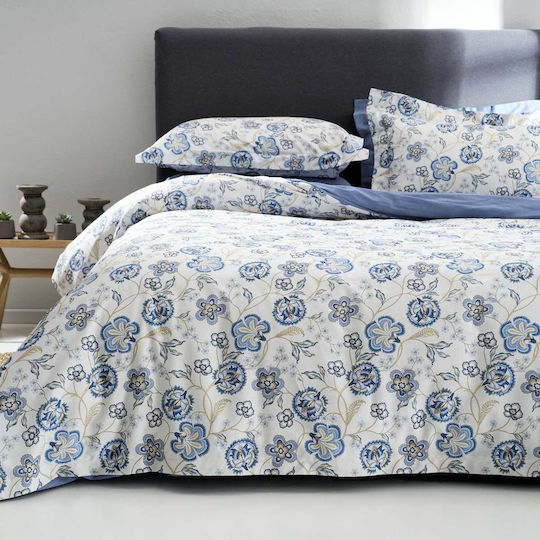 Vesta Home Κουβερλί Υπέρδιπλο Γκρι Μπλε 230x270cm