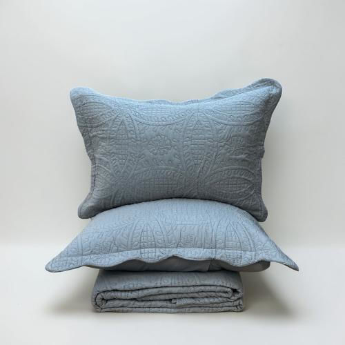 Linea Home Set Coverlets Super King Gray 220x240cm 3 Pieces