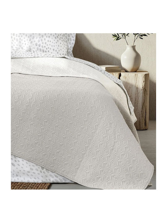 Nima Orion Σετ Κουβερλί Μονό Microfiber Sand Beige 160x240cm