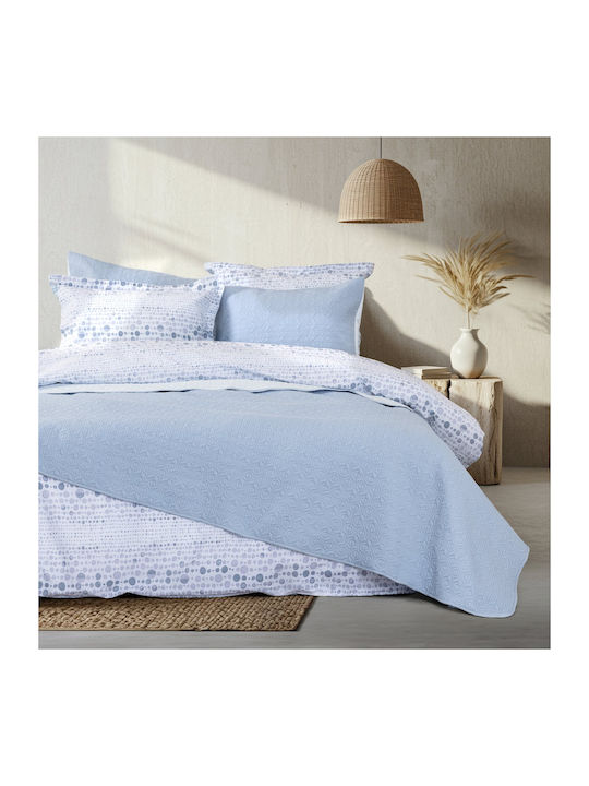 Nima Orion Κουβερλί Μονό Microfiber Sky Blue 160x240cm