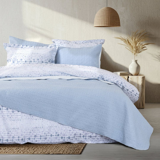 Nima Orion Κουβερλί Μονό Microfiber Sky Blue 160x240cm
