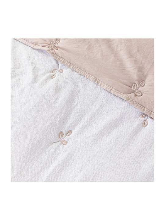 Nima Amelia Σετ Κουβερλί Μονό Microfiber Λευκό 160x240cm