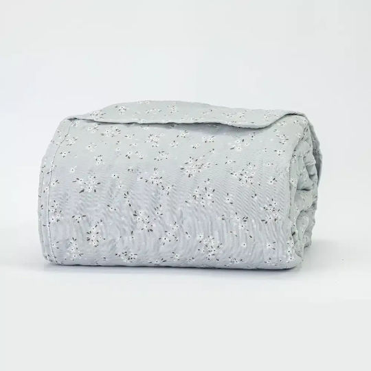Borea Margot Coverlet Double Polyester Blue 220x240cm