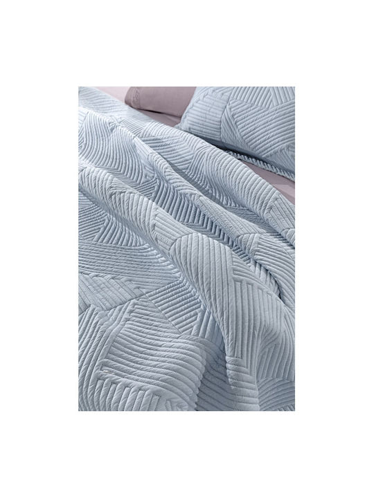Guy Laroche Ziana Tagesdecken Hälbige Microfiber Denim 180x240cm 2Stücke