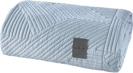 Guy Laroche Ziana Coverlet Set Semi-Double Microfiber Denim 180x240cm 2 Pieces