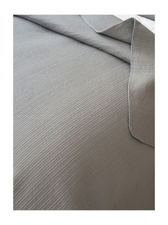 Down Town Home Down Town Home Cotton Blue Coverlet Set Super King 240x260cm 3 Pieces