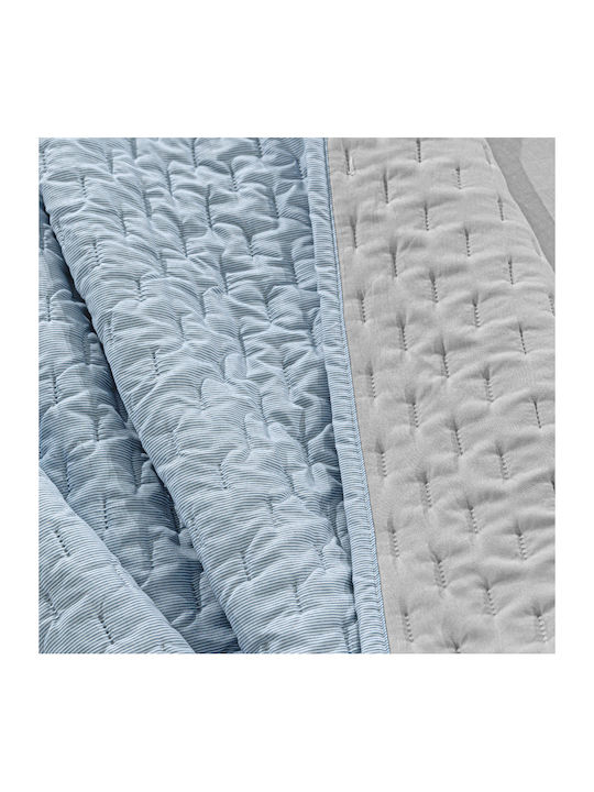 Guy Laroche Arden Set Coverlet Semi-Double Microfiber Denim 180x240cm 2pcs