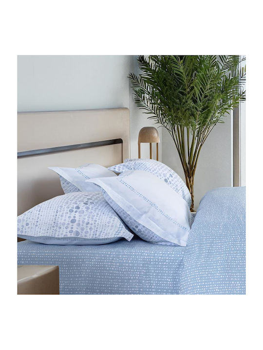 Nima Κουβερλί Υπέρδιπλο Βαμβακερό Μπλε 220x240cm