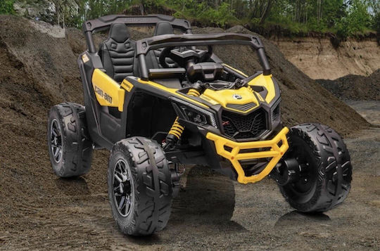Can Am Maverick mit Fernbedienung Lizenziert 12 Volt Gelbes