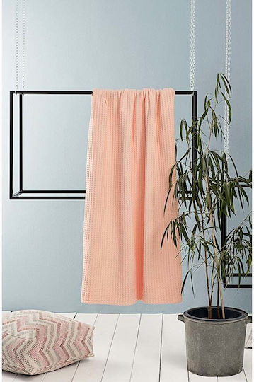 Nima Habit Piqué Decke Übergröße 220x240cm Blau