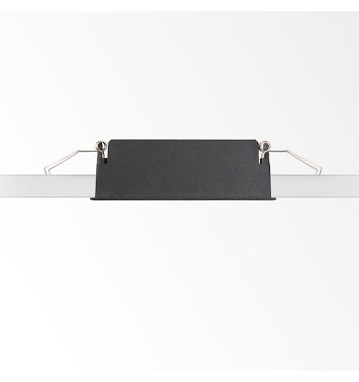 Ideal Lux LED Γραμμικό Χωνευτό Φωτιστικό Οροφής 10W Θερμό Λευκό 12.2εκ.