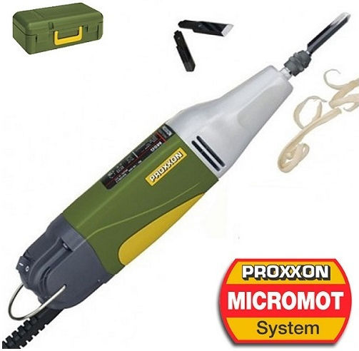Electric Wood Chisel + Set of Bits Proxxon 28644