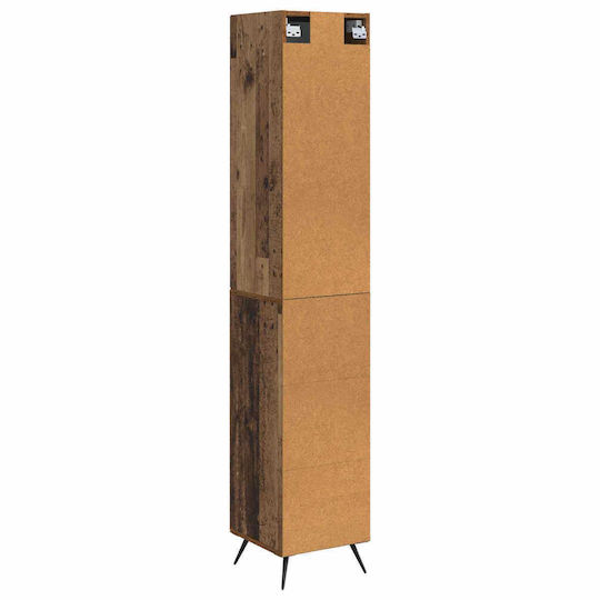 vidaXL Bathroom Floor Column M34.5xL34.5xH90cm Brown