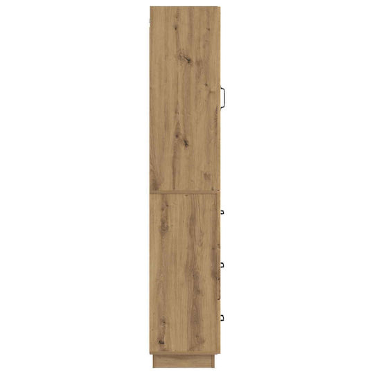 vidaXL Bathroom Column Floor 33x34.5x87cm Oak