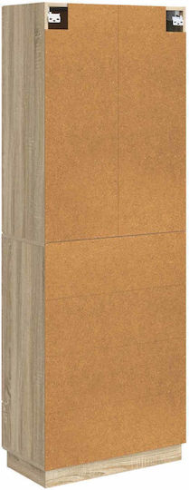 Bücherregale Eiche (2Stücke) 66x34.5x87cm