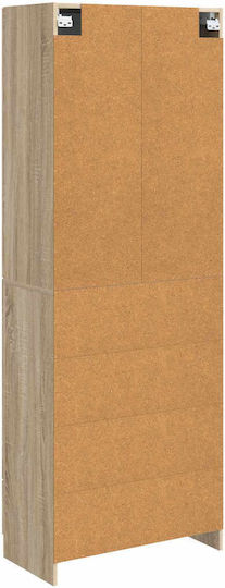 Bücherregale Eiche (2Stücke) 66x34.5x87cm