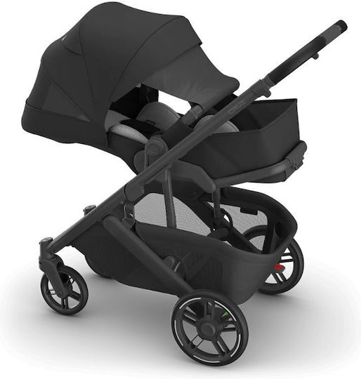 UPPAbaby Cruz V3 Ρυθμιζόμενο Καρότσι Μωρού Kατάλληλο για Nεογέννητο Black 12kg