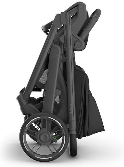 UPPAbaby Cruz V3 Ρυθμιζόμενο Καρότσι Μωρού Kατάλληλο για Nεογέννητο Black 12kg