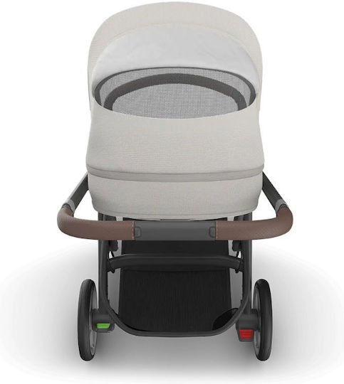 UPPAbaby Cruz V3 Reversible Baby Stroller Suitable for Newborn Pearl Gray Jacquard 12kg