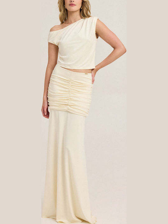 Maxi Skirt Ecru