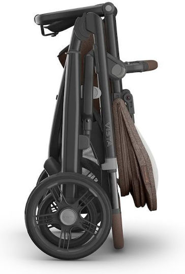 UPPAbaby Vista V3 Reversible 2 in 1 Baby Stroller Suitable for Newborn Mocha Melange
