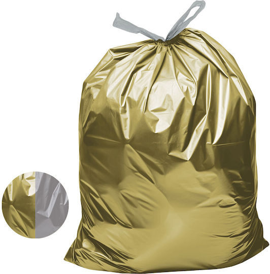 Etplast Trash Bags Gigas Gold Power Multilayered Aromatic With Drawstring Giga Pack 210pcs 70x95cm